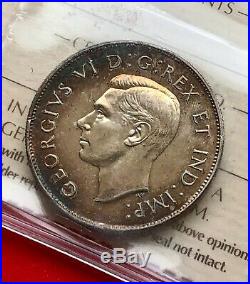 1946 Canada Silver Half Dollar 50 Cent Coin Specimen ICCS SP-60 OGH RARE