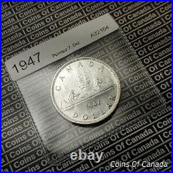 1947 Canada $1 Silver Dollar Coin Pointed 7 Dot Rare P7 Dot #coinsofcanada