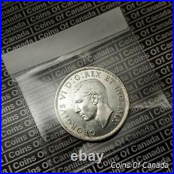 1947 Canada $1 Silver Dollar UNCIRCULATED Coin Blunt 7 B7 #coinsofcanada