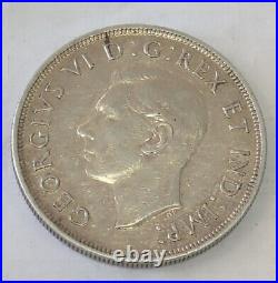 1947 Canada Silver Dollar $1 Coin Blunt 7 Circulated Uncertified