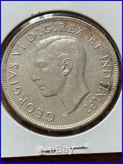 1947 Canada Silver Dollar Blunt-7 Nice Coin