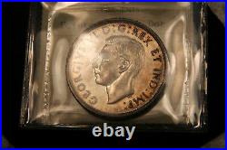 1947 DOT Silver Dollar Canada ICCS EF-45. Looks nicer. Scarce coin