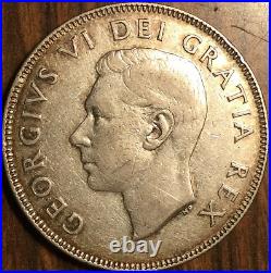 1948 Canada Silver 50 Cents Coin