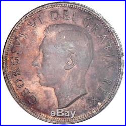 1948 Canada Silver Dollar Coin ANACS MS-62 KEY DATE