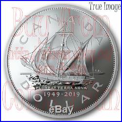 1949-2019 70th Anniversary of Newfoundland Joining Canada $1 Pure Silver Coin