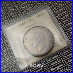 1949 Canada $1 Silver Dollar Coin ICCS MS 67 Ex Remick Coin WOW #coinsofcanada