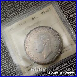 1949 Canada $1 Silver Dollar Coin ICCS MS 67 Ex Remick Coin WOW #coinsofcanada