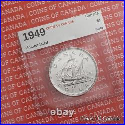 1949 Canada $1 Silver Dollar Coin Uncirculated High Grade #coinsofcanada 1949 Canada $1 Silver Dollar Coin Uncirculated High Grade #coinsofcanada