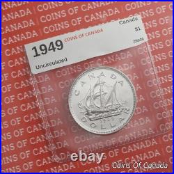 1949 Canada $1 Silver Dollar Coin Uncirculated High Grade #coinsofcanada 1949 Canada $1 Silver Dollar Coin Uncirculated High Grade #coinsofcanada