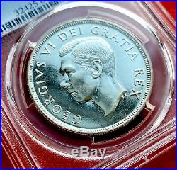1951 Canada 1 Dollar Silver Coin One Dollar PCGS PL-66 Superb Coin