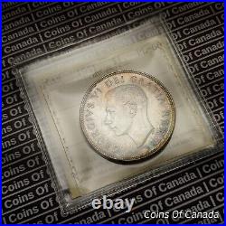 1951 Canada $1 Silver Dollar Coin ICCS PL 66 Beautiful Toned #coinsofcanada