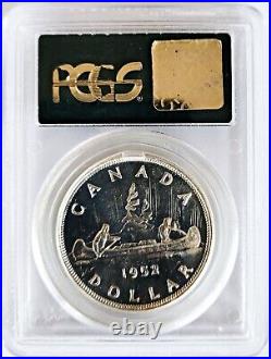 1952 Canada $1 Silver Dollar PCGS MS63 Choice Unc Coin