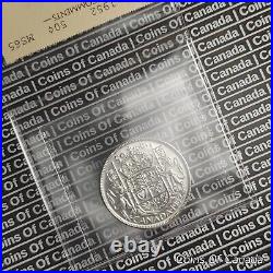 1952 Canada Silver 50 Cents Coin ICCS MS 65 Perfect Coin #coinsofcanada