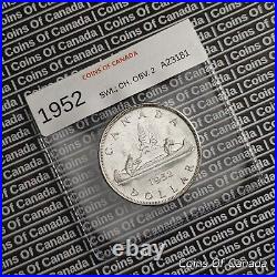 1952 Canada Silver Dollar Coin Uncirculated RARE SWL + CH. OBV. 2 #coinsofcanada
