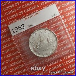 1952 Canada Silver Dollar UNCIRCULATED Coin SWL Short Water Line #coinsofcanada