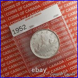 1952 Canada Silver Dollar UNCIRCULATED Coin SWL Short Water Line #coinsofcanada