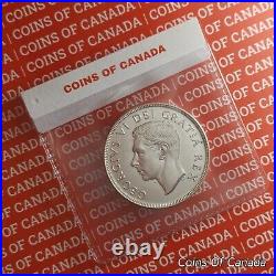 1952 Canada Silver Dollar UNCIRCULATED Coin SWL Short Water Line #coinsofcanada