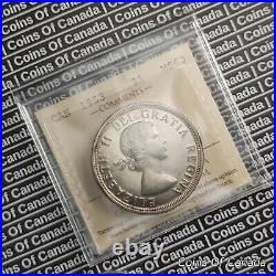 1953 Canada $1 Silver Dollar Coin ICCS MS 63 Heavy Cameo SF SWL #coinsofcanada