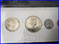1953 Canada 6 Silver Coin Mint Set Holder PL