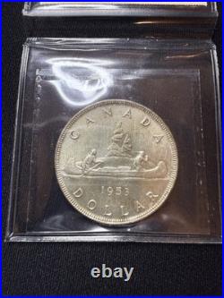 1953 MS-65 NSF Canada $1 Silver Dollar Coin ICCS Coin 1953 MS-65 NSF Canada $1 Silver Dollar Coin ICCS Coin