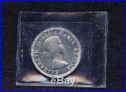 1954 Canada Dollar Coin Cut Off ICCS PL-66 QN 547 (23.33 Grams. 800 Silver)