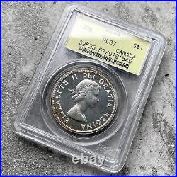 1956 Canada 1 Dollar Silver Coin One Dollar Proof Like PCGS PL 67
