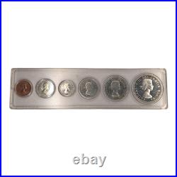 1956 Canada 6-Coin Silver Dollar Light Cameo, Prooflike Set in WHITMAN Case 10