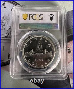 1956 PL67CAM $1 Canada Silver Dollar Coin PCGS Rare With Cameo