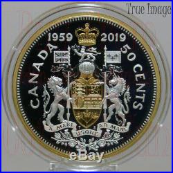 1959-2019 Masters Club Half-Dollar 60th Anniversary 50-cent Pure Silver Coin