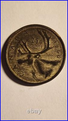 1960 25 Cent Canada Coin Stunning Collectors coin (SILVER)
