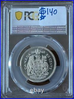 1960 50 Cent Canada PCGS PL67 CAMEO Amazing Mirrors