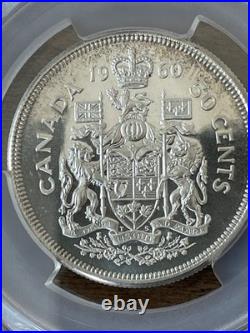 1960 50 Cent Canada PCGS PL67 CAMEO Amazing Mirrors
