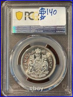 1960 50 Cent Canada PCGS PL67 CAMEO Amazing Mirrors