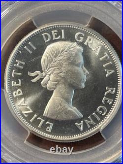 1960 50 Cent Canada PCGS PL67 CAMEO Amazing Mirrors
