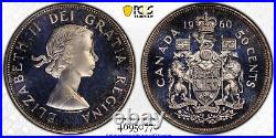 1960 PL 67 Cameo 50 Cents Canada Silver Coin PCGS Low Pop 11 / 3