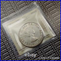 1961 Canada $1 Silver Dollar Coin ICCS MS 65 #coinsofcanada