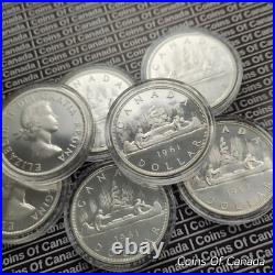 1961 Canada Silver Dollar UNCIRCULATED Coin Multiple Available #coinsofcanada
