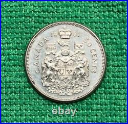 1961 Canada Silver Half Dollar 50C