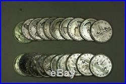 1961 Roll of Canadian Dollar Coins BU Brilliant Uncirculated 80% Silver 20 Total