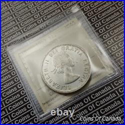 1963 Canada $1 Silver Dollar Coin ICCS MS 65 #coinsofcanada