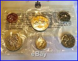 1965-1972 Canada Mint Set- Proof Like- Uncirculated Coin Set 80% Silver