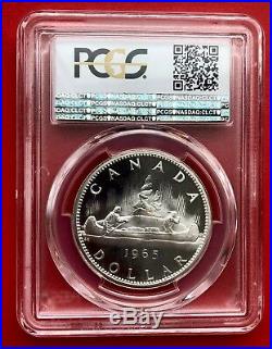 1965 Type 4 Canada 1 Dollar Silver Coin One Dollar PCGS Proof-Like PL-64 DCAM