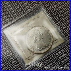 1966 Canada $1 Silver Dollar Coin ICCS MS 66 -Tied For Top Pop! #coinsofcanada