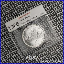1966 Canada $1 Silver Dollar Coin Ultra Heavy Cameo UNCIRCULATED #coinsofcanada