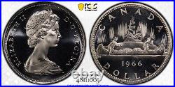 1966 PL67CAM $1 Canada Silver Dollar Coin PCGS Highest Graded Top Pop & Cameo