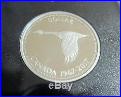 1967-2017 Fine Silver 1967 Commemorative Centennial Canada Proof Rcm Coin Set
