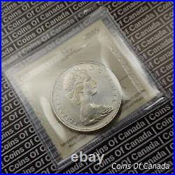1967 Canada $1 Silver Dollar Coin ICCS MS 65 1867-1967 Goose #coinsofcanada
