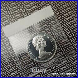 1967 Canada $1 Silver Dollar UNCIRCULATED Coin Heavy Cameo WOW! #coinsofcanada