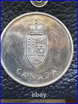 1967 Canada Confederation 100 Years Metal. 925 Toner With Case & Box 1967 Canada Confederation 100 Years Metal. 925 Toner With Case & Box