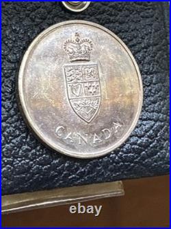 1967 Canada Confederation 100 Years Metal. 925 Toner With Case & Box 1967 Canada Confederation 100 Years Metal. 925 Toner With Case & Box